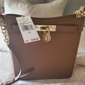 Michael Kors Hamilton leather crossbody